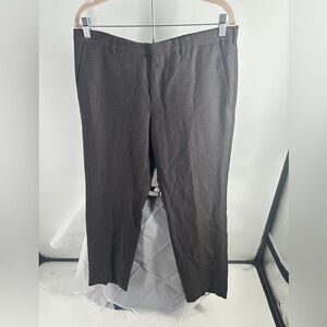 Gucci brown and black straight fit dress pants